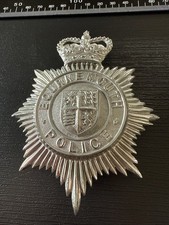 BOURNEMOUTH POLICE Helmet Plate. Circa C50/60s Obsolete.
