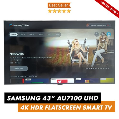 Samsung ue43au7100k 4k led - 4k,
