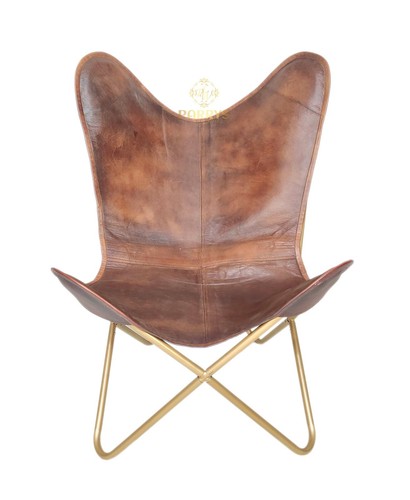 Arm chair handmade - arm, leather