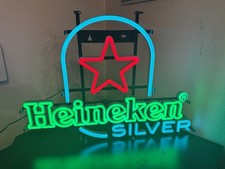 Heineken Silver Neon Bar Sign