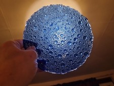 Sklo Union Pavel Panek Or  Vladislav Orban Vintage Bubble Glass Bowl