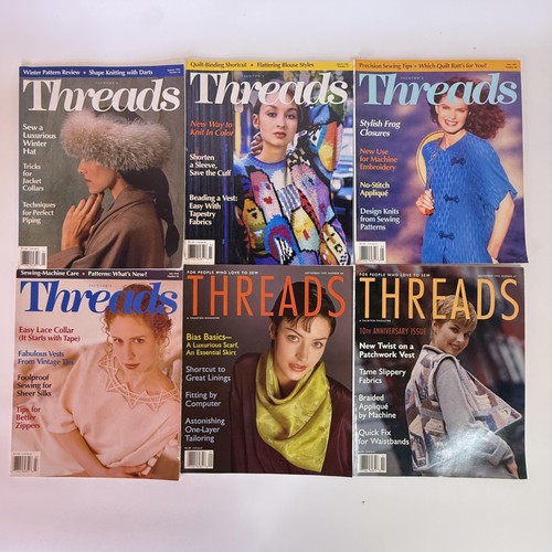 Threads magazine lot 1995 - threads, 6