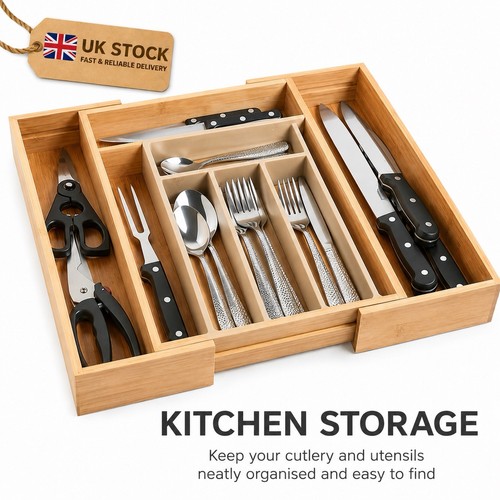 Wooden cutlery tray for - wooden, drawer