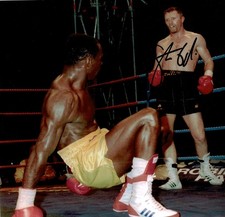 Steve Collins Signed 8x 8