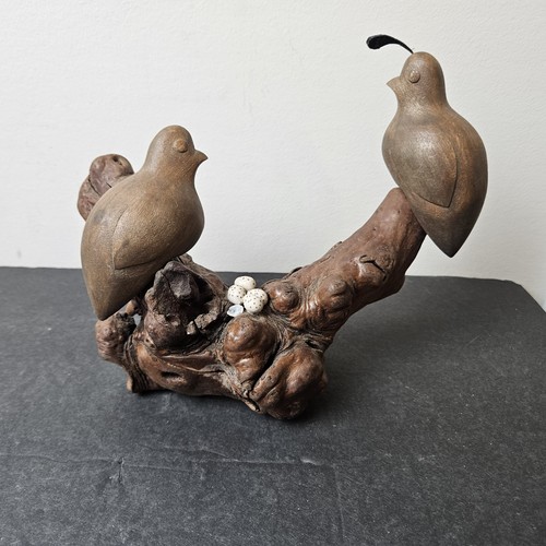 Artist hand sculpted - sculpted, quail