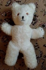 Vintage Wendy Boston Teddy bear White 14"