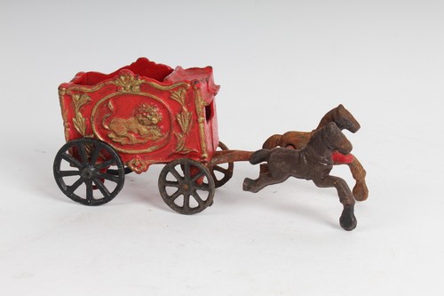 Vintage cast iron metal circus - metal,
