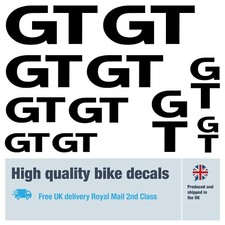 GT 2025 bike labels / decals /