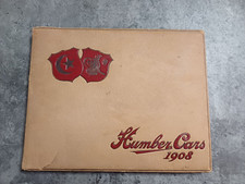 1908 Humber Cars Sales Catalogue Brochure