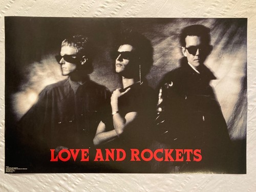 Love and rockets 1989 - and, poster
