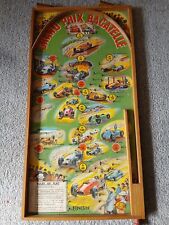Gran prix Bagatelle board. 1950s Gran Prix board