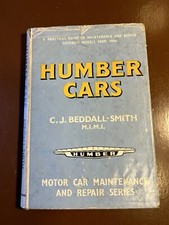 Humber Cars - Pearsons Motor Car Maintenance And Repair Series 1961