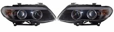 BMW X5 E53 Facelift (2004-2006) BLACK ANGEL EYE PROJECTOR HEADLIGHTS LAMPS