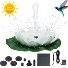 Solar Powered Lotus Fountain