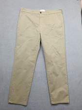 M&S Marks & Spencer Men's Chino Size 38 Beige Straight 31"L Cotton Twill Stretch