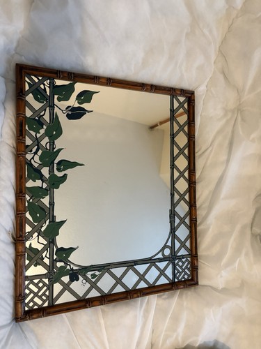 Hand decorated mirror - hand,