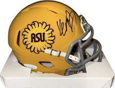 Arizona State Sun Devils Kenny Dillingham Signed Mini Helmet JSA Certified