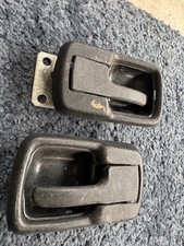 VW Mk1 Golf Caddy T25 JETTA PORSCHE Inner Door Handle Cover Trim Black 171837235