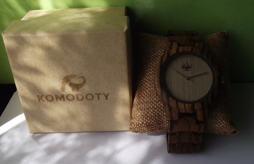 Zebrawood watch komodoty - zebrawood, &