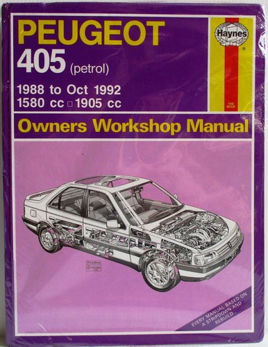 Haynes peugeot 405 petrol - -,