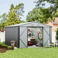 Galvanized Steel Garden Shed