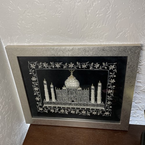 Taj mahal vintage framed - mahal,