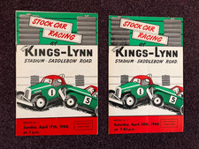 Stock car racing programmes x