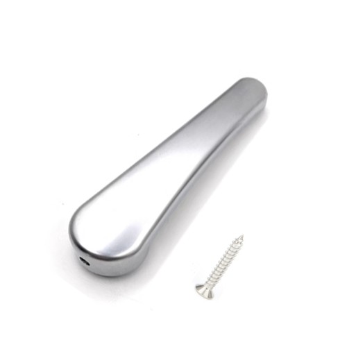 Silver toilet door handle - door, for