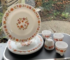 4 x Vintage Arcopal scania egg