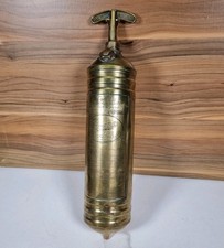 Pyrene Fire Extinguisher Dated 1923 Vintage Brass