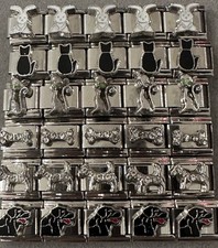 Animal Italian Charm Link 9mm Silver Fits Nomination Bracelet