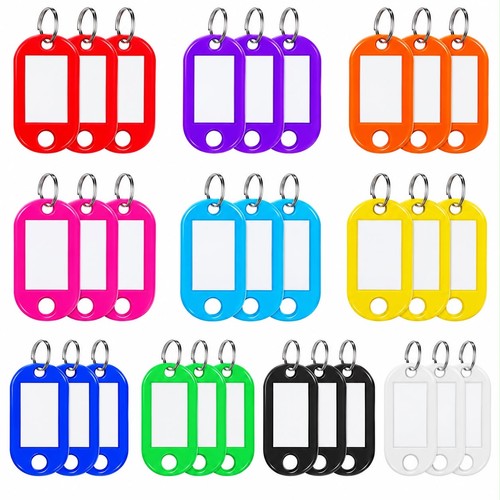 Key tags plastic rings - key, id