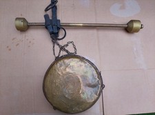 Vintage Large Brass Balance Beam Weight Scales 10Kg Gelora Kekuatan