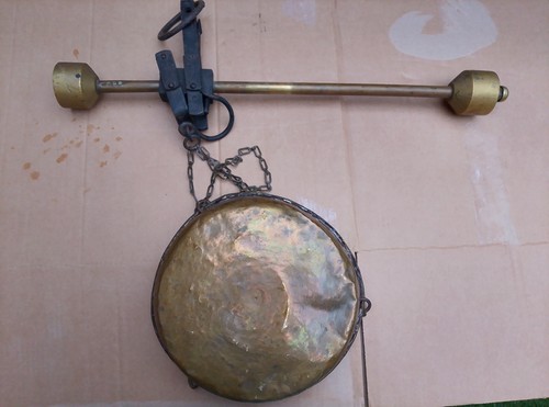 Vintage large brass balance - vintage,