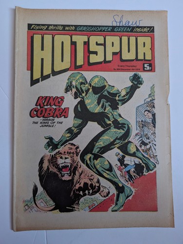 Hotspur comic 894 december - hotspur, no