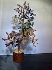 SEVEN CHAKRA CRYSTAL TREE ,TREE OF LIFE, REIKI GEMSTONE HEALING NEW AGE CRYSTALS