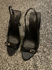 Zara Black Heels With Metal