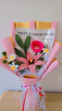 Forever Flower Bouquet Christmas Gift Artificial Flowers With Pipecleaner