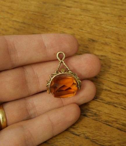 Vintage 9ct gold spinning - vintage,