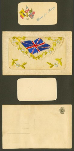 Ww1 silk embroidered - ww1, old
