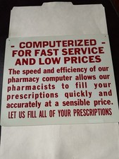 Vintage pharmacy sign - pharmacy,