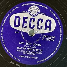 David Whitfield With the