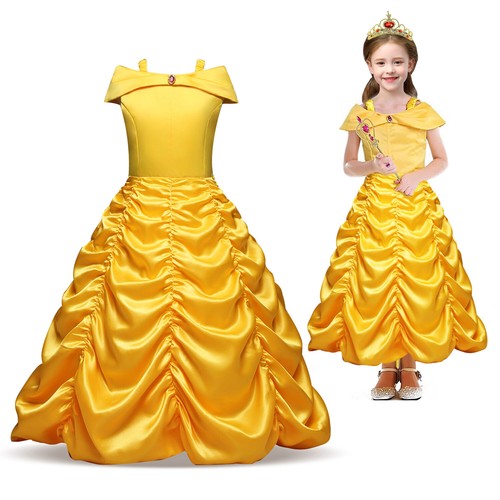 Girls belle fancy dress - belle, up