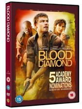BLOOD DIAMOND LEONARDO DICAPRIO JENNIFER CONNELLY UK DVD NEW AND SEALED