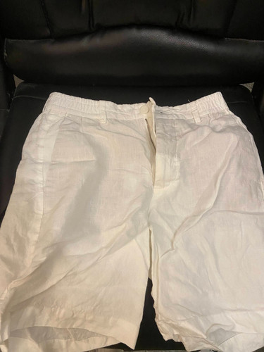 Men white shorts - men's,