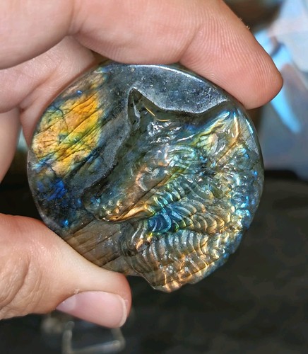 Labradorite polished crystal - labradorite,