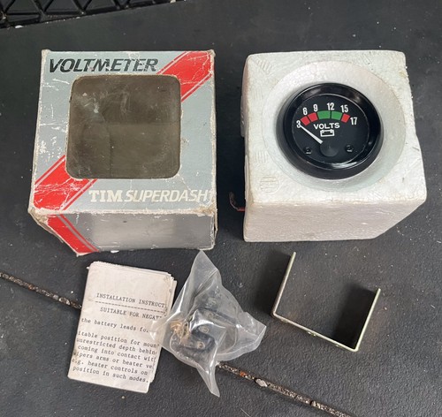 Classic car tim volt meter - classic,
