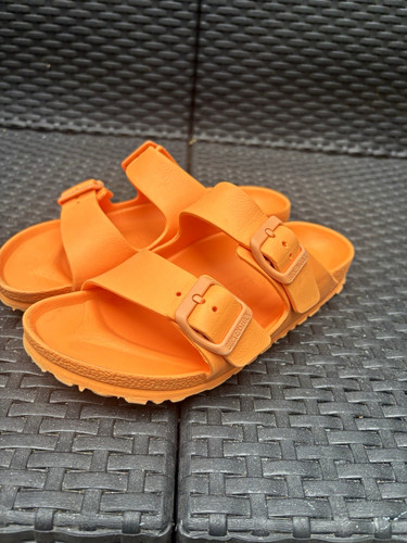 Birkenstock arizona orange two - birkenstock,