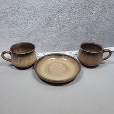 Denby Romany 2 Cups & 1 Saucer