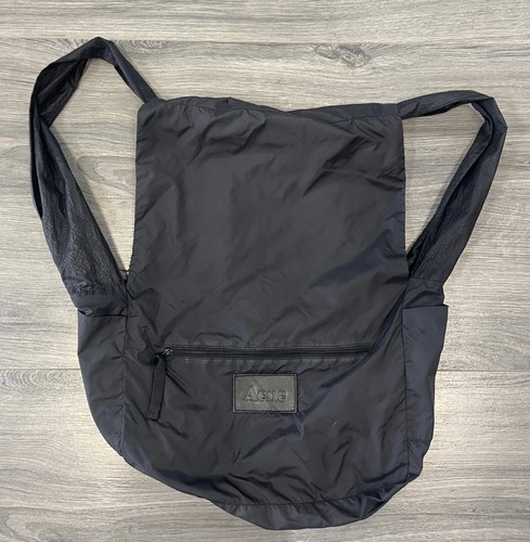 Acne studios black nylon tote - acne,